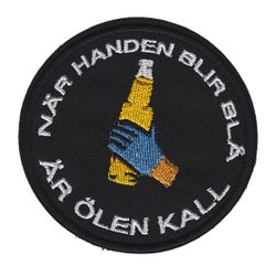 När handen blir blå, är ölen kall