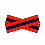 Spegatt (Red - Navy Blue - Red)