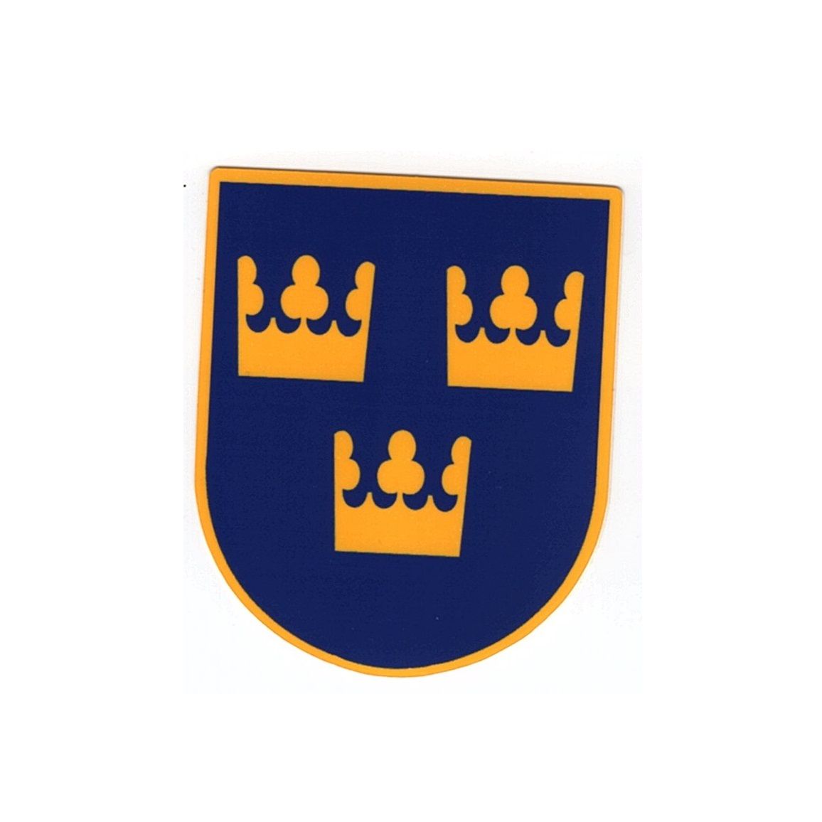 Sverige Riksvapen - Klistermärke