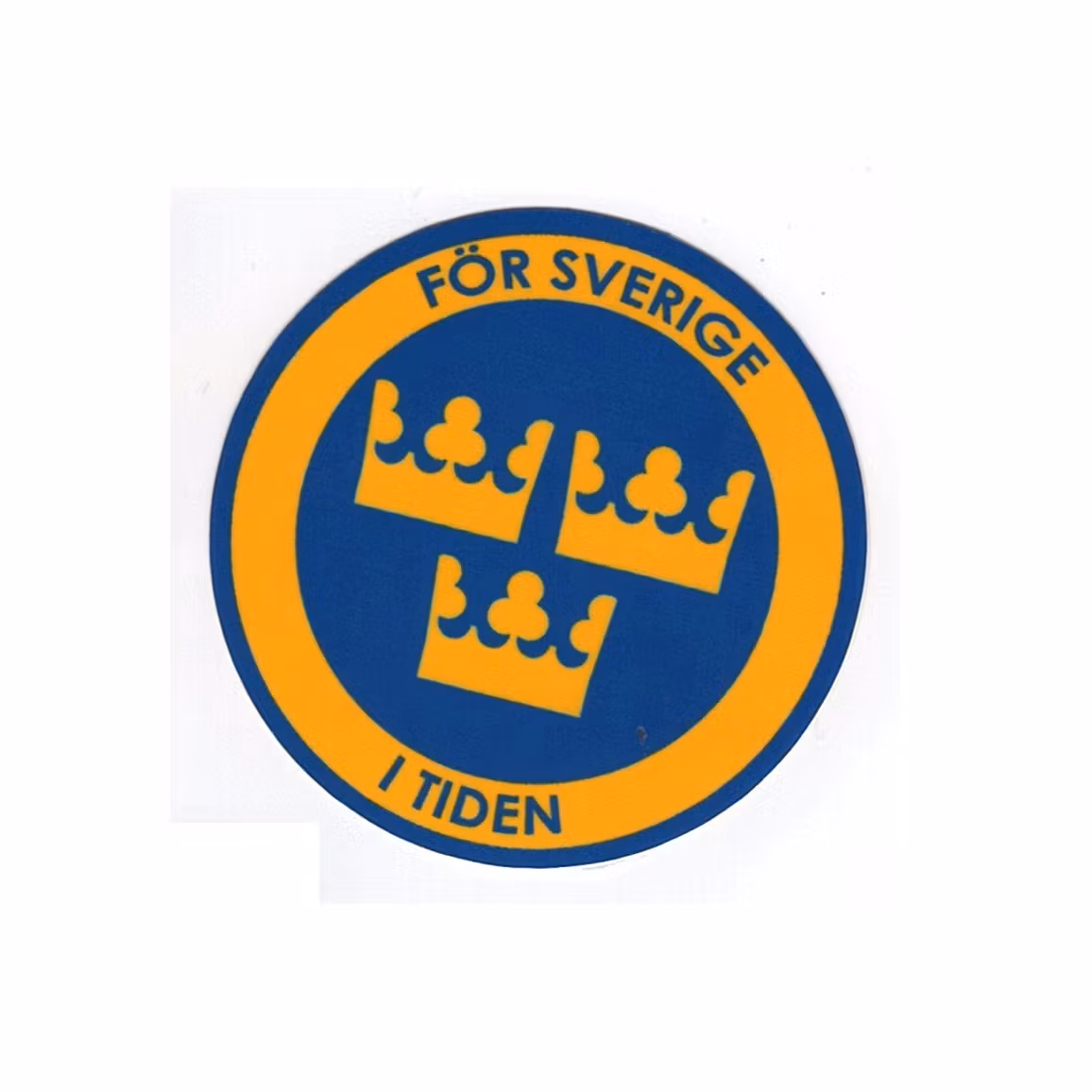 För Sverige i tiden - Klistermärke