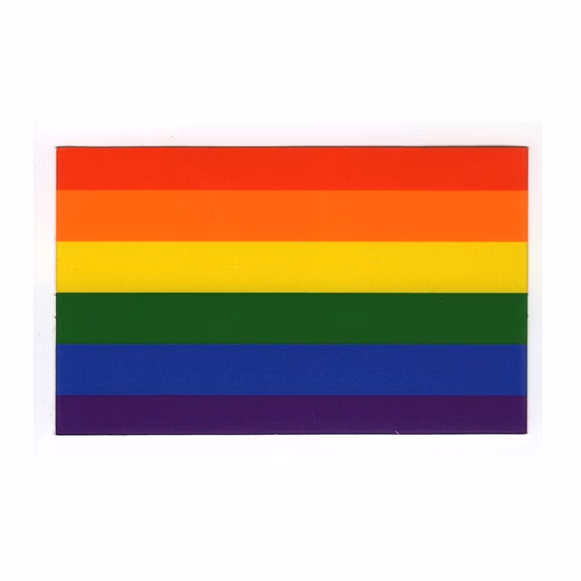 Pride flagga (L) - Klistermärke