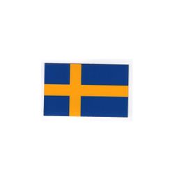 Sveriges flagga (S) - Klistermärke