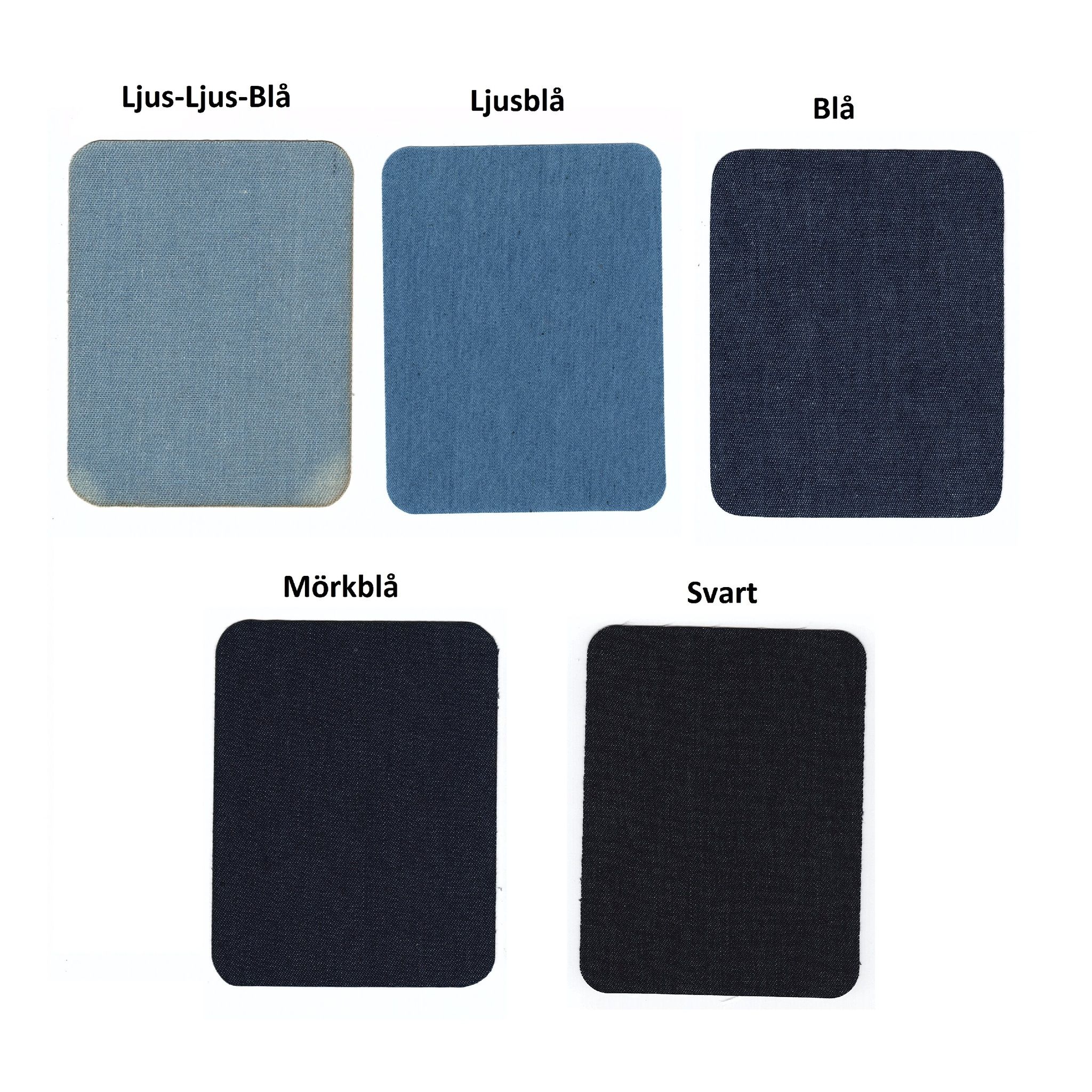 Laglapp jeans (olika färger)