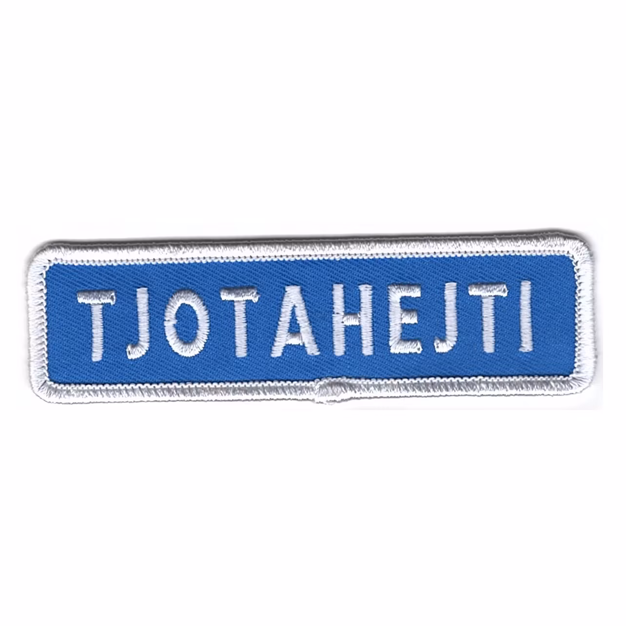 Tjotahejti vägskylt