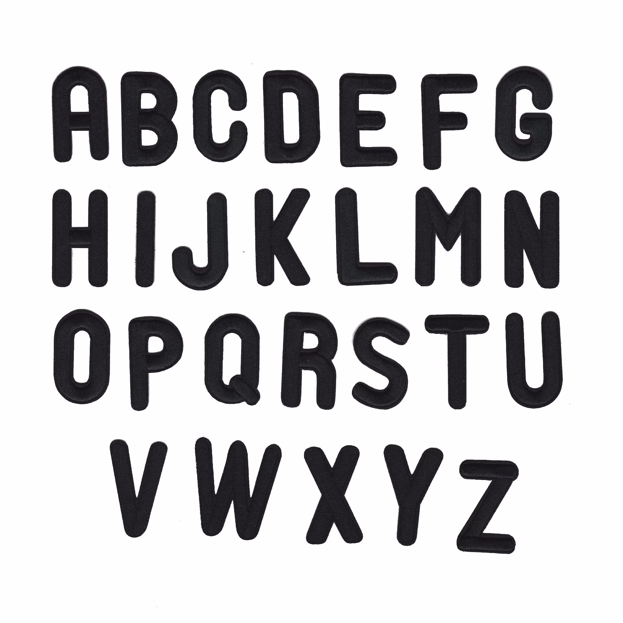 Bokstäver Svarta - 5 cm (A-Z)