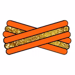 Spegatt (Orange - Metallic Gold - Orange)