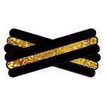 Spegatt (Black - Metallic Gold - Black )