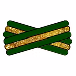 Spegatt (Green- Metallic Gold - Green)