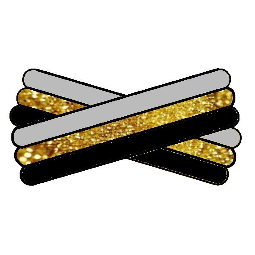 Spegatt (Silver - Metallic Gold - Black)
