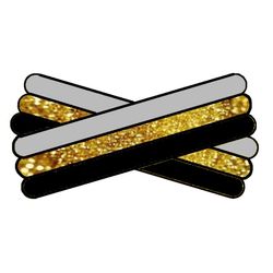 Spegatt (Silver - Metallic Gold - Black)