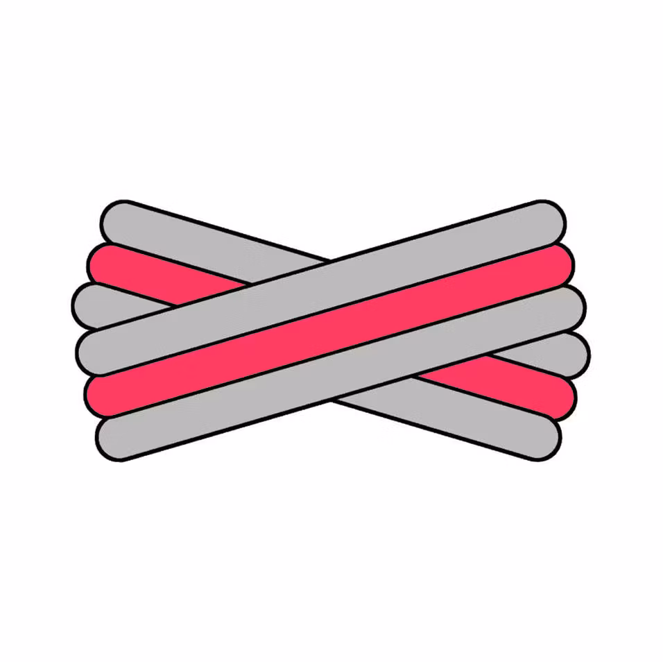 Spegatt (Silver - Rose - Silver)