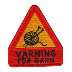 Varning för garn