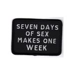Seven days of sex makes one week