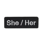 She / Her  - Namnbricka Pronomen