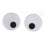 Broderade ögon - 2-pack - Medium