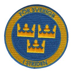 För Sverige i striden - Tre Kronor emblem