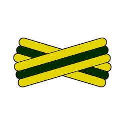 Spegatt (Yellow - Forest Green - Yellow)