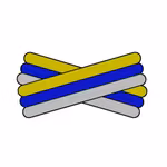Spegatt (Gold - Royal Blue - Silver)