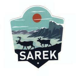 Sarek Nationalpark - Klistermärke