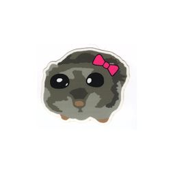 Sad Hamster Girl - Klistermärke