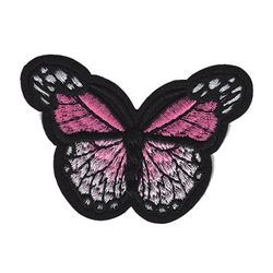 Fjäril - Rosa - Iron-on