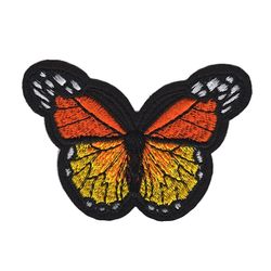 Fjäril - Orange - Iron-on