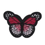 Fjäril - Magenta- Iron-on