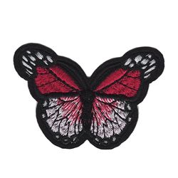Fjäril - Magenta- Iron-on