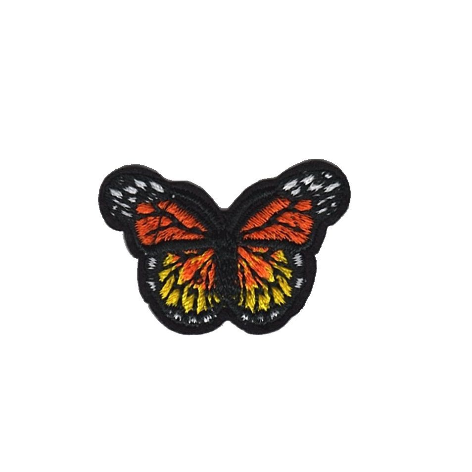Fjäril - Small - Orange - Iron-on