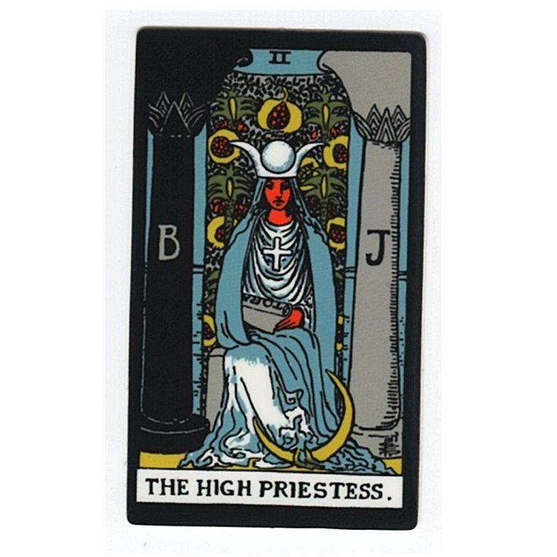 The High Priestess - Klistermärke