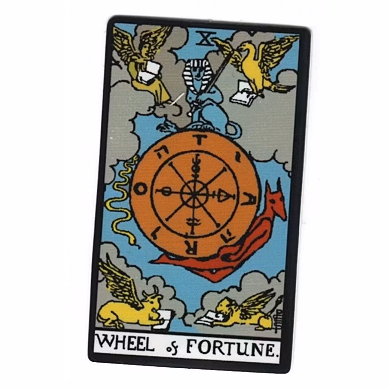 Wheel of Fortune - Klistermärke