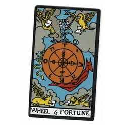 Wheel of Fortune - Klistermärke