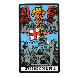 Judgement - Klistermärke