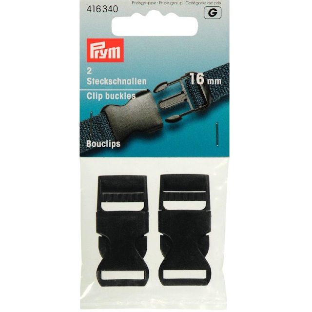 Prym - Spännen till ryggsäck/väska m.m. - 16 till 50 mm - Plast