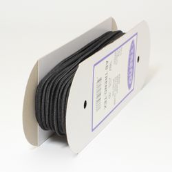 Elastisk snodd 4 mm - Svart - Metervara
