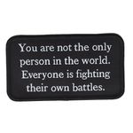 You are not the only person in the world