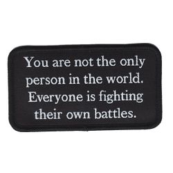 You are not the only person in the world