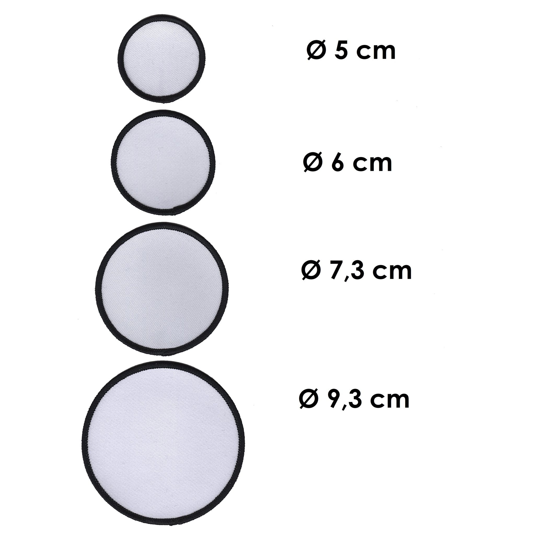 Eget tryckt märke - Cirkel