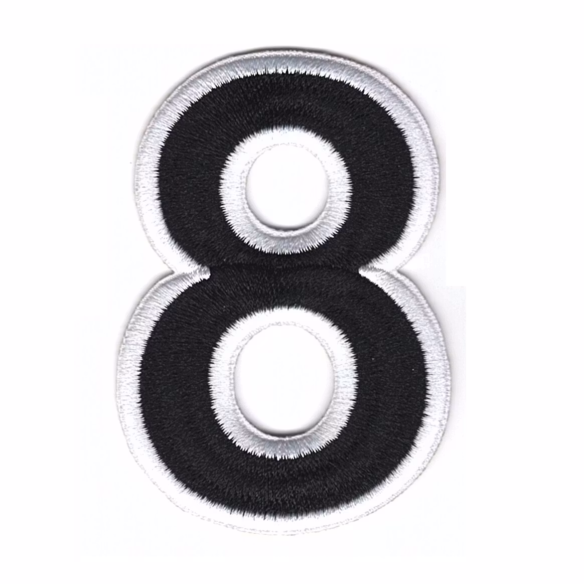 Siffror Svart - 8 cm (0-9) - Large