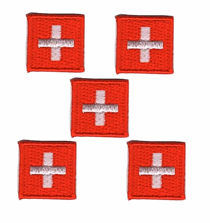 Flagga Schweiz (Flera varianter)