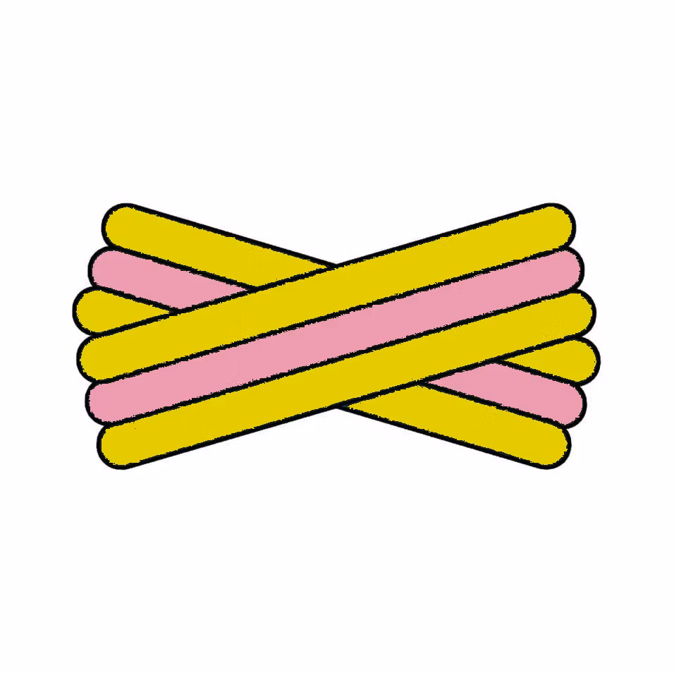Spegatt (Yellow - Pink - Yellow)