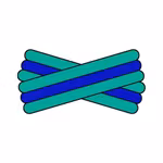 Spegatt (Teal - Royal Blue - Teal)