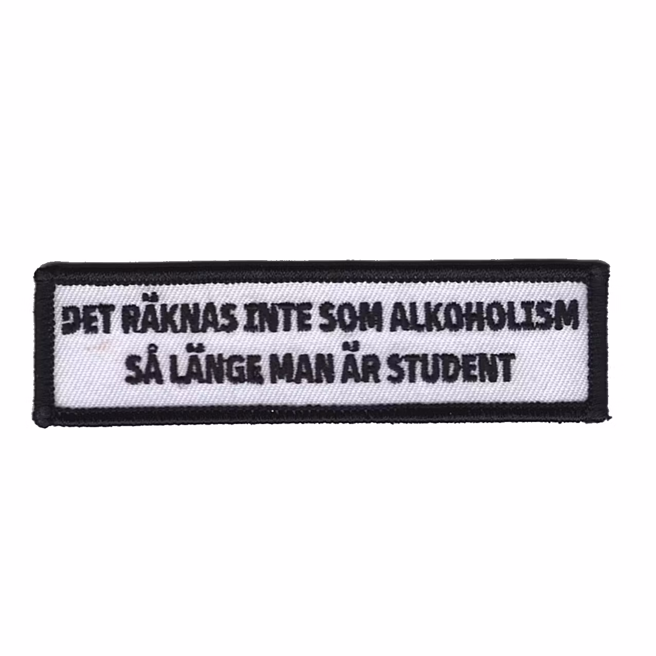 Inte alkoholism som man är student
