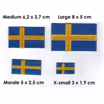 Flagga Sverige (flera storlekar)