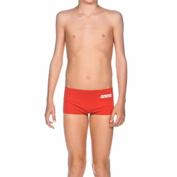 TS ARENA Badbyxor pojk -  B Solid Squared Short JR + LOGO