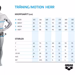 ARENA Badbyxor herr - Storlek 30 + TS Logo