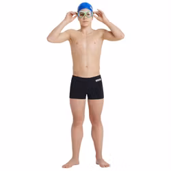 TS ARENA Badbyxor - pojk Team Swim Short Solid + LOGO