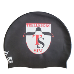 TS Badmössa svart/pink