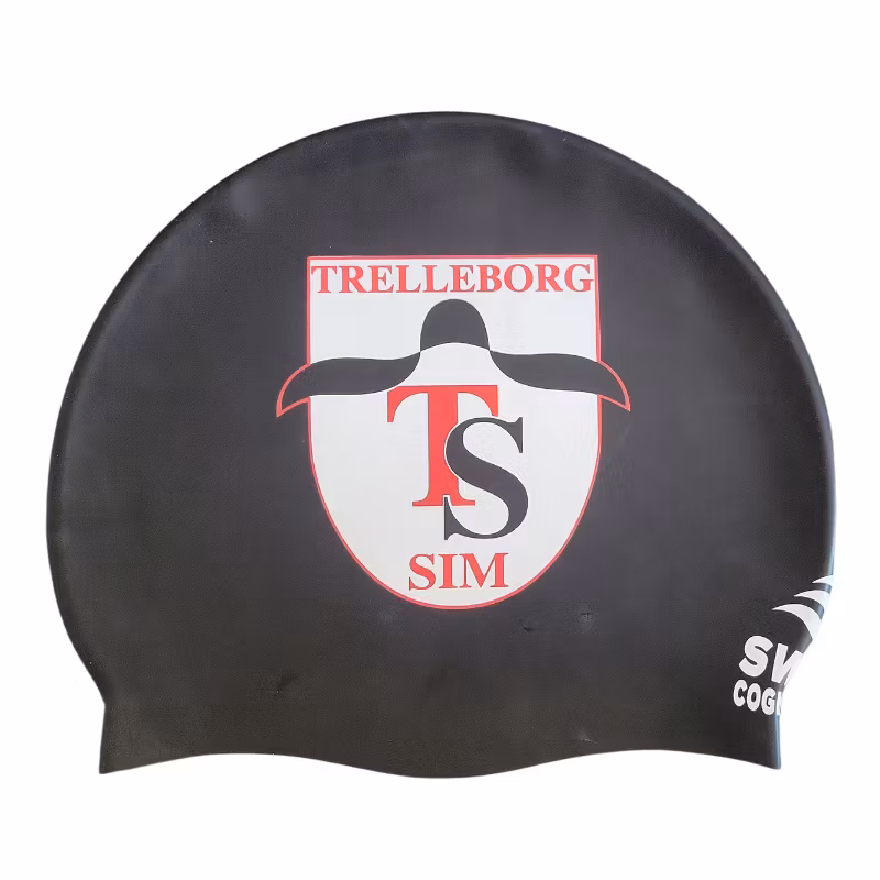 TS Badmössa svart/pink