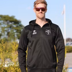 TS Zip-Hoodie - svart (+Namn)